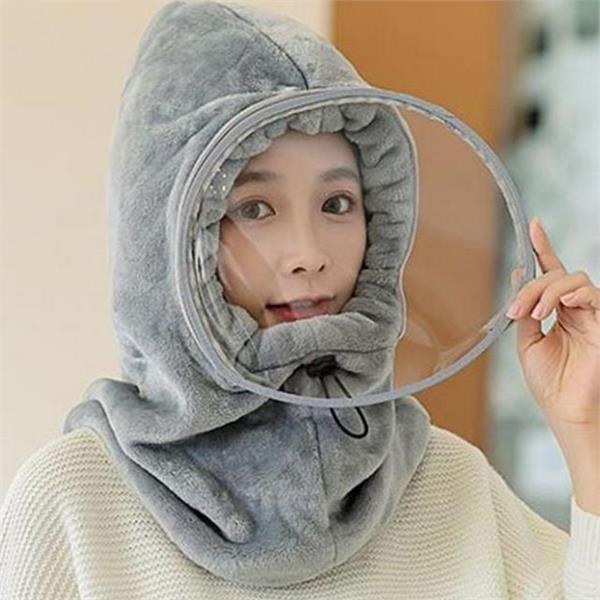 방한 기모 후드 워머 바라클라바 후드 마스크 겨울 모자 - 상품 이미지