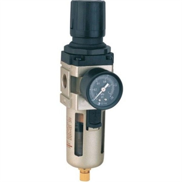 에어 필터 레귤레이터 1/4 콤프레샤 압력 조절기 수분 - 상품 이미지
