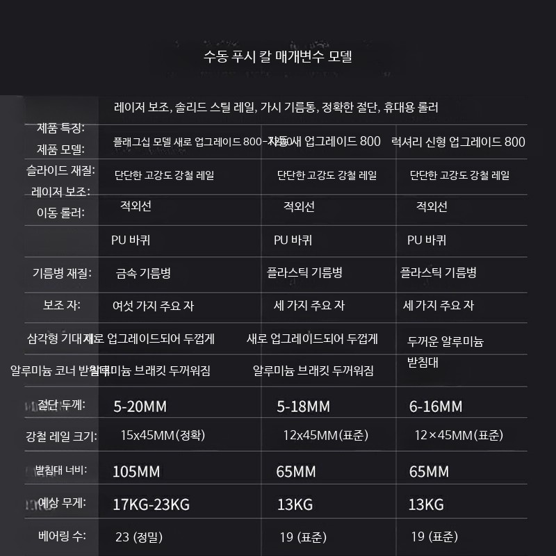 대형 수동 타일 절단기 정밀 재단용 - 상세 이미지 5