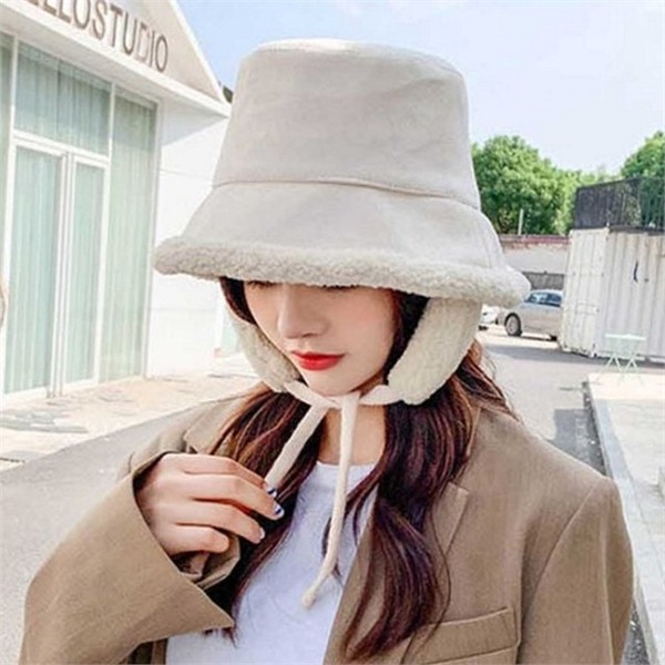 겨울 버킷 햇 패션 방한 벙거지 모자 코듀로이 - 메인 이미지