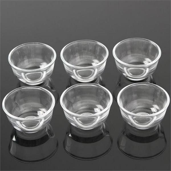 가정용 내열 유리 찻잔 30ml 6개 2세트 접대용 유리 찻잔 카페용 - 상품 이미지