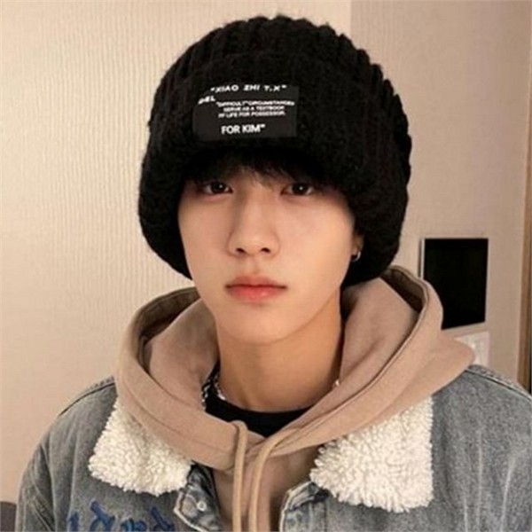 부드러운 남성 비니 모자 니트 여성 비니 데일리 겨울 - 상품 이미지