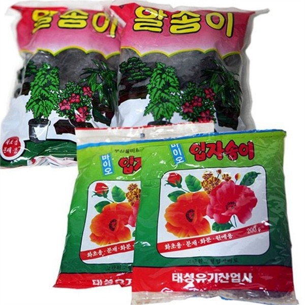화초용 유기질 비료 2개 원예용 식물 영양제 분갈이 - 상품 이미지