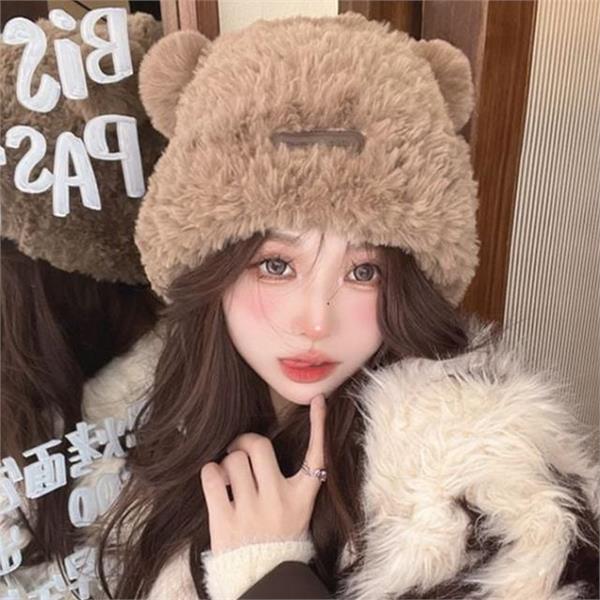 귀달이 여성 비니 보온 스키장 모자 스키 - 메인 이미지