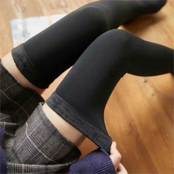두꺼운 여성 기모 타이즈 안감 여성 레깅스 발열 융털 - 상품 이미지