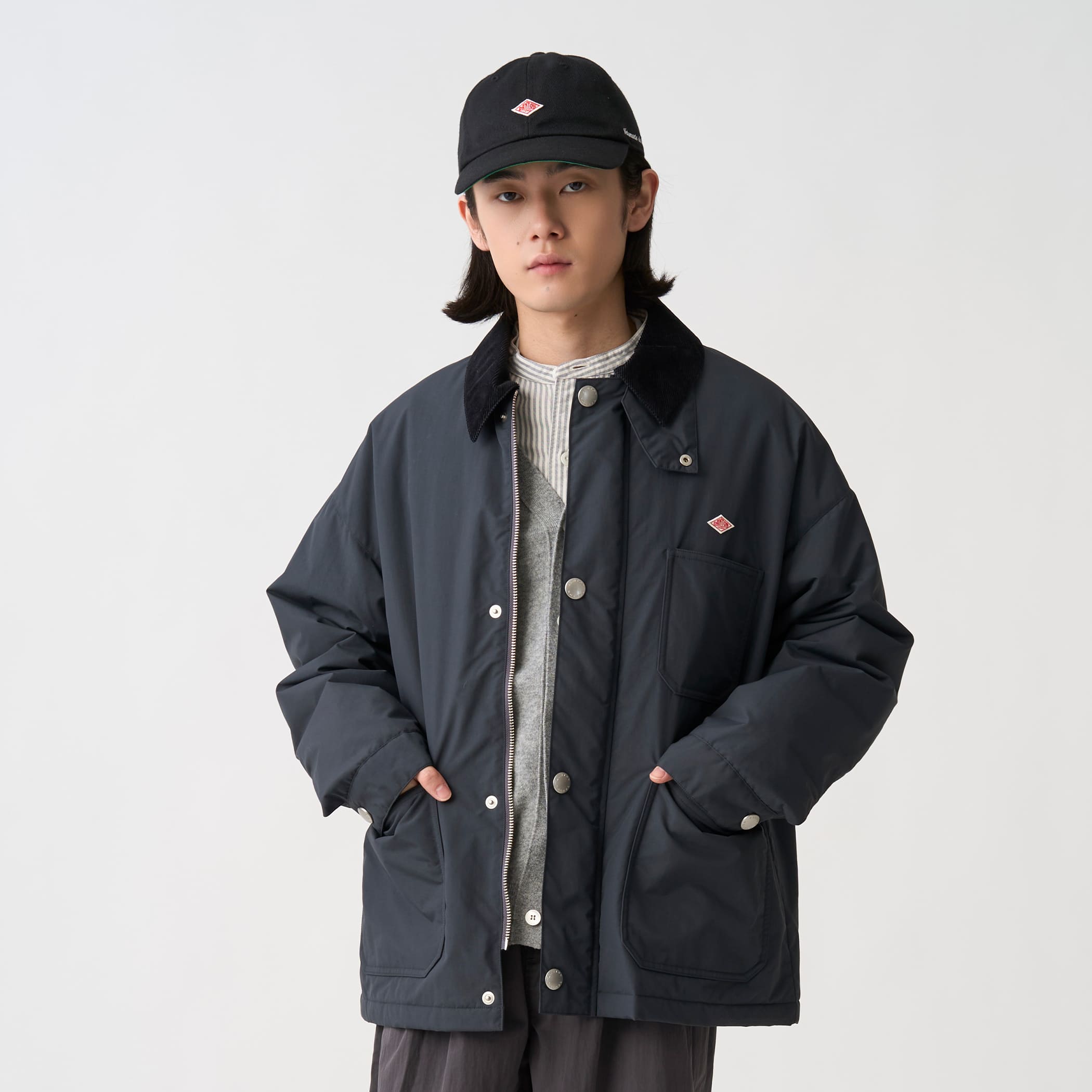 단톤 남성 나일론 타프타 워크 커버올 자켓 26FW - 상세 이미지 2