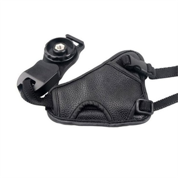 안전 미러리스 카메라 스트랩 가죽 dslr 카메라 스트랩 휴대용 장착 - 상품 이미지