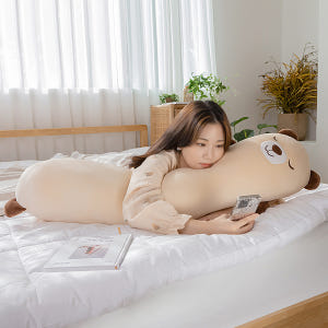 레토 쫀득한 모찌 인형 곰 바디필로우 임산부 롱쿠션 100cm LBP-L... 솔직 후기 | 실제 배치 사진 포함 - 상품 이미지 4