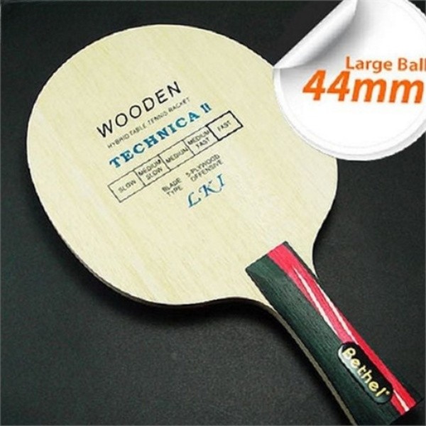 초보자용 탁구채 스트레이트 44mm 라지볼 블레이드 입문용 - 상품 이미지