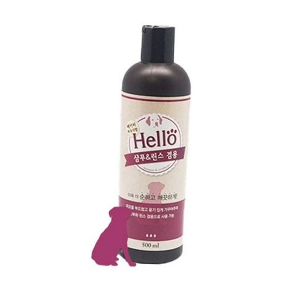 순한 강아지 샴푸 500ml 어린 강아지 린스 목욕 케어 - 상품 이미지