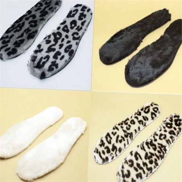 푹신한 깔창 따뜻한 겨울 깔창 인조 양털 신발 - 상품 이미지