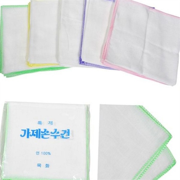 가제 손수건 10매 선물 순면 가제 수건 출산