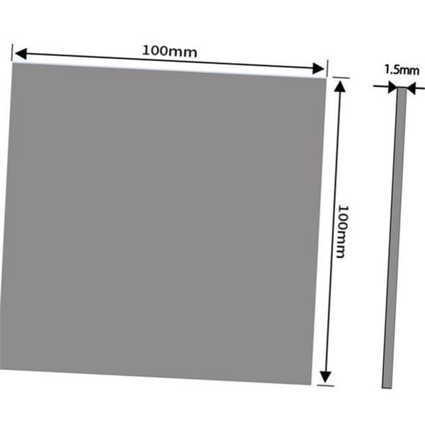 방열 써멀 패드 100 x 1.5mm 전도 서멀 패드 1.5mm 컴퓨터 - 메인 이미지