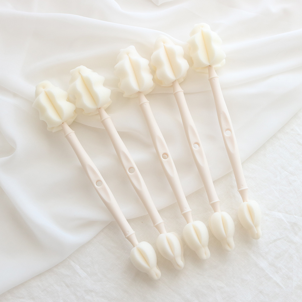 리에또 투웨이 젖병솔 젖꼭지솔 2in1 텀블러 물병 세척솔 5P 상품 이미지