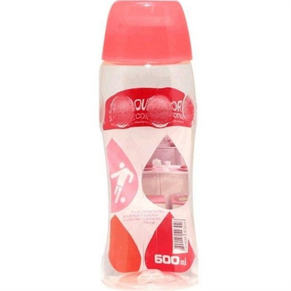 600ml 슬림 물병 600ml 데일리 휴대용 물병 아웃도어 스포츠 투명 - 상품 이미지