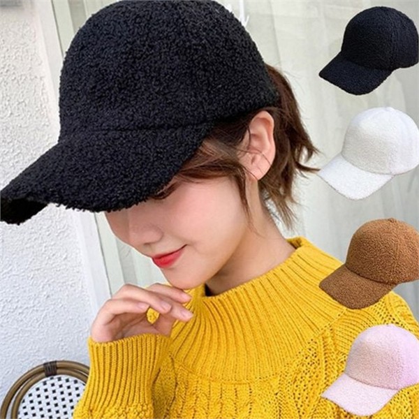 데일리 여성 뽀글이 모자 따뜻한 여성 방한 겨울 양털 - 메인 이미지