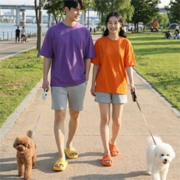 데일리 여성 슬리퍼 통굽 여성 사무실 슬리퍼 두꺼운 여름 산책용 - 메인 이미지