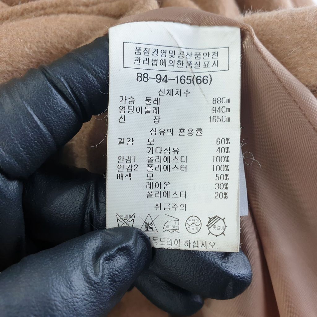 리스트 카멜 여자 88-165 코트 O7676 이미지 7