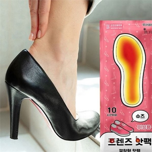 따뜻한 신발용 핫 90g 10팩 깔창형 핫 깔창 겨울 - 상품 이미지