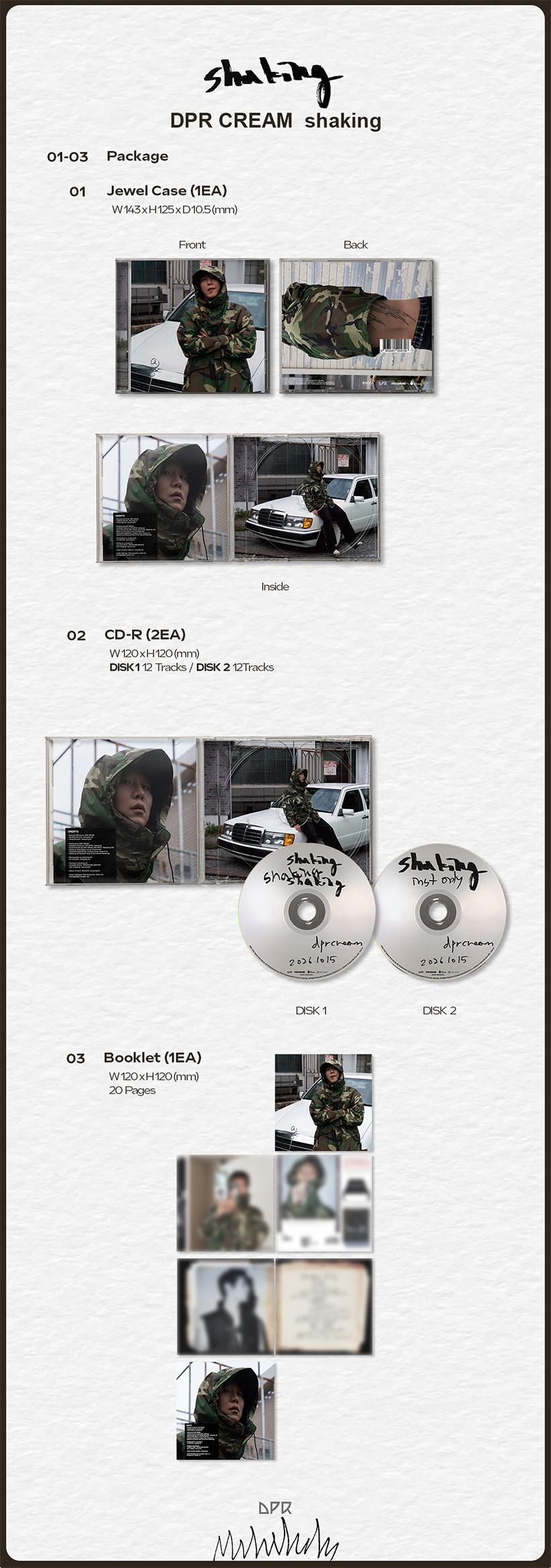 DPR CREAM 2CD Album — DPR