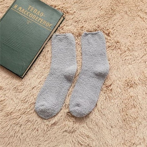 도톰한 남성 기모 양말 3개입 보온 남성 중목 - 상품 이미지