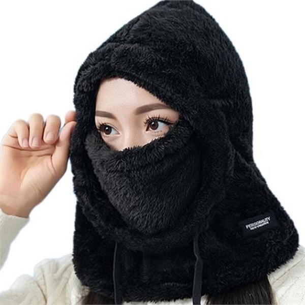 겨울 후드 워머 스키 방한 바라클라바 남녀공용 아웃도어 - 상품 이미지