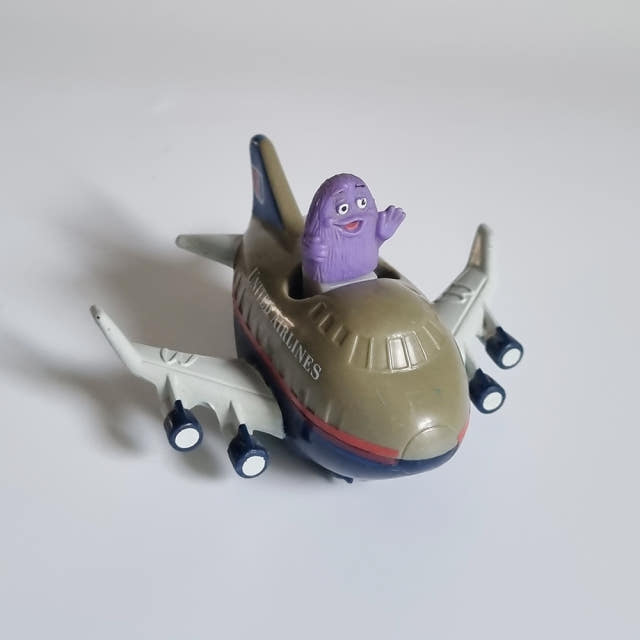 1991 McDonald's × United Airlines Friendly Sky Grimace Airplane