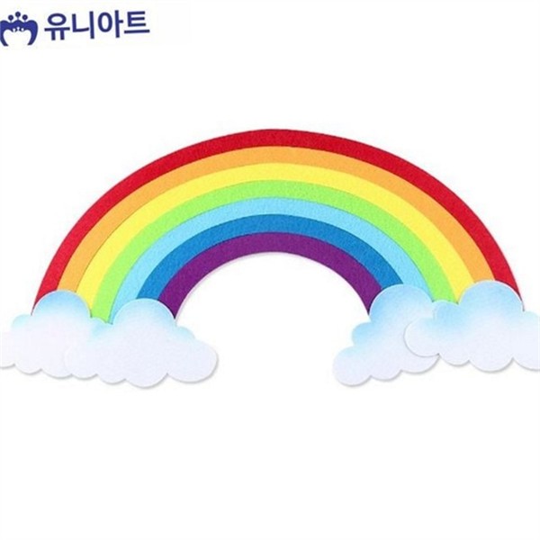 어린이 어린이집 만들기 무지개 유치원 만들기 활동 재료 수업 공예 - 상품 이미지