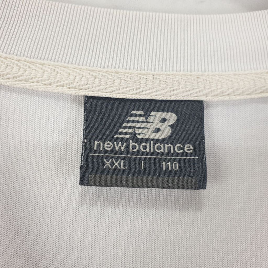 뉴발란스 화이트 남자 XXL 반팔티 O7620 - 상세 이미지 5
