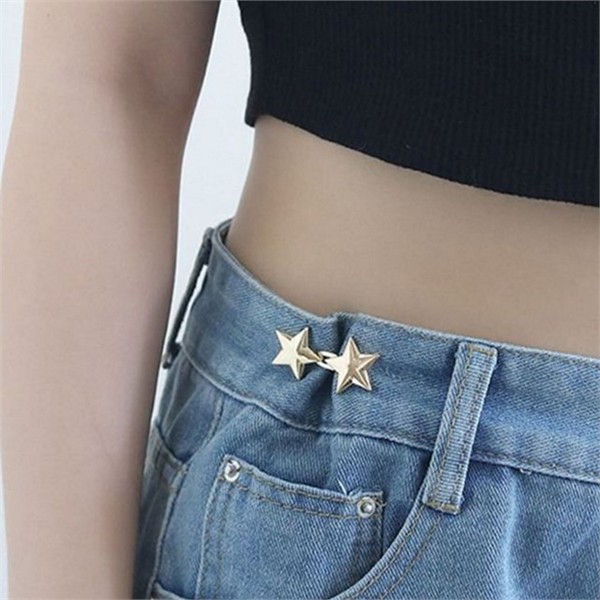 별 바지 허리 클립 단추 허리 사이즈 조절 줄임 수선 - 상품 이미지