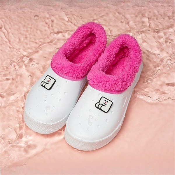 따뜻한 겨울 실내화 사무실 eva 털 신발 방한화 - 상품 이미지