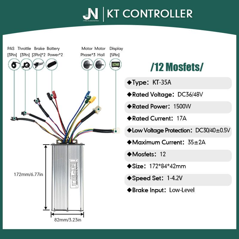 전기자전거키트 후륜구동모터 광폭타이어세트 48V1500W 출력부품 - 상세 이미지 4