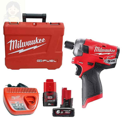 밀워키 전동드릴 해머드릴 충전 임팩드라이버 <b>M12</b> <b>FQID</b>-632C 12V 6.0Ah