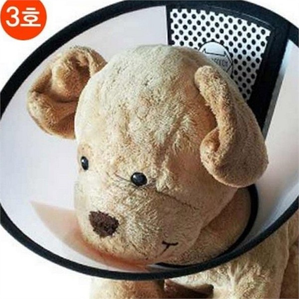 고양이 강아지 넥 카라 반려동물 애견 넥 카라 플라스틱 중형견 - 상품 이미지