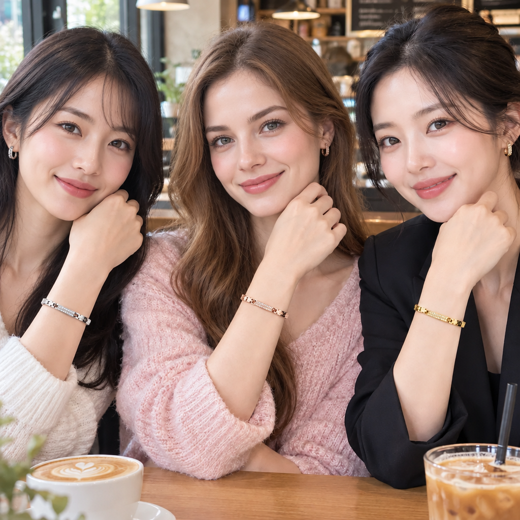 게르마늄 남성 여성 럭셔리 큐빅 데일리 건강 팔찌 fw-01 이미지 7