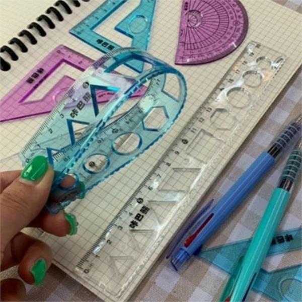 말랑한 학생용 4종세트 미술용 도형 다용도 학습용 초등 중학생 - 상품 이미지