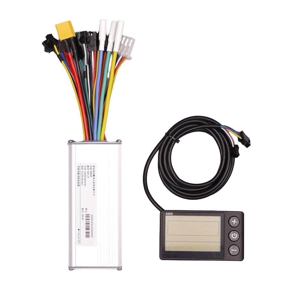 브러시리스모터 모터컨트롤러 LCD계기판 전동자전거용 500W - 상품 이미지