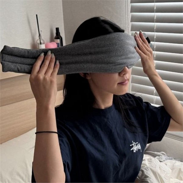 부드러운 수면 안대 꿀잠 암막 안대 여행용 낮잠 - 메인 이미지