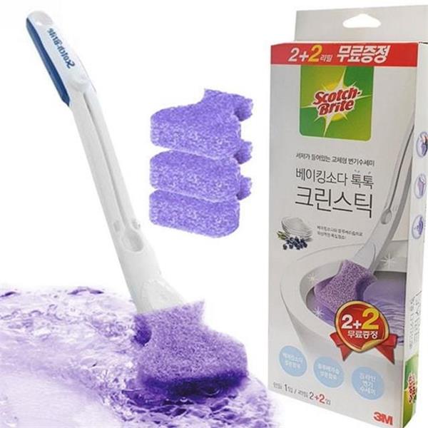 세척솔 일회용 변기 솔 리필 변기 청소 솔 간편 욕실 - 상품 이미지