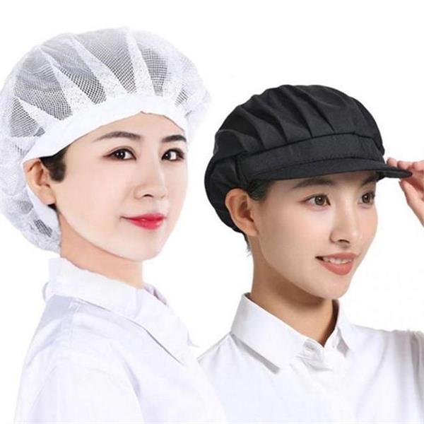 폴리에스터 위생 조리모 망사 식품 위생모 조리사 급식실 주방 공장 - 상품 이미지