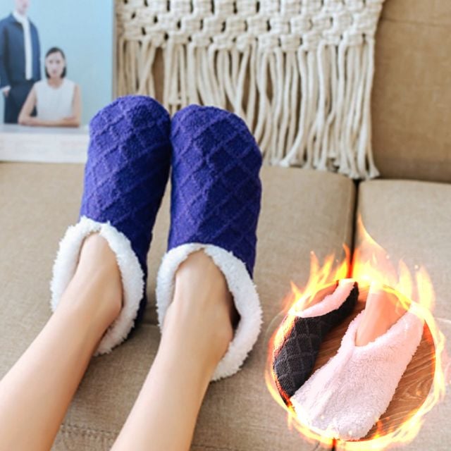 와플 수면양말 수면덧신 임산부 겨울 보온 산모 덧신 - 상품 이미지