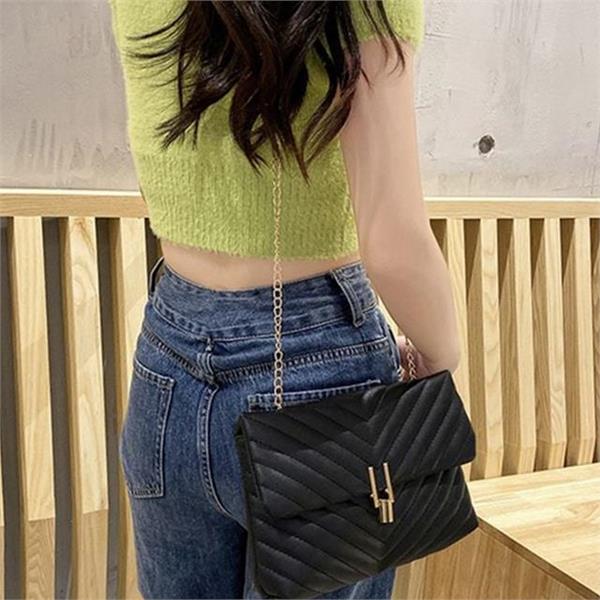 럭셔리 여성 퀼팅 숄더백 데일리 여성 체인 백 사계절 외출용 - 메인 이미지