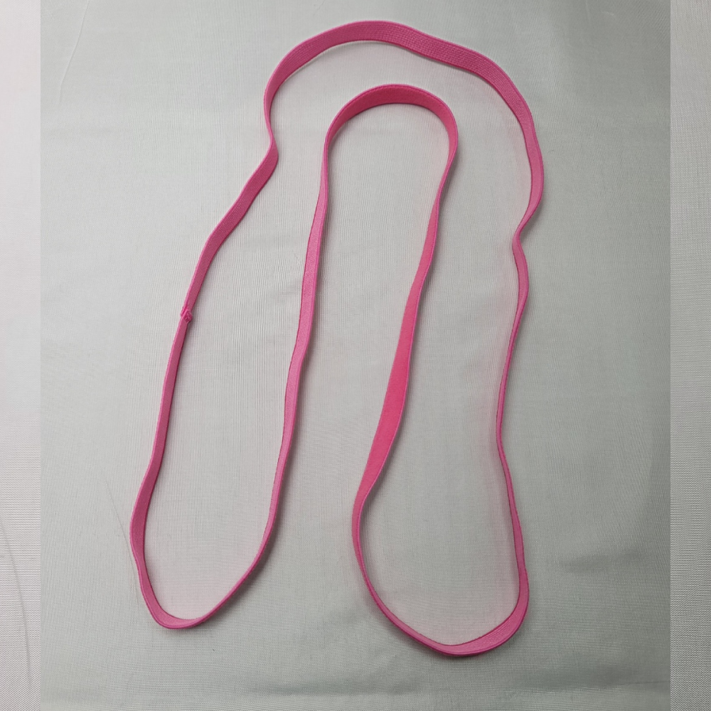 수유끈 10mm 바텍 봉제 원형 링 밴드 110cm 컬러 납작 고무줄 이미지 2