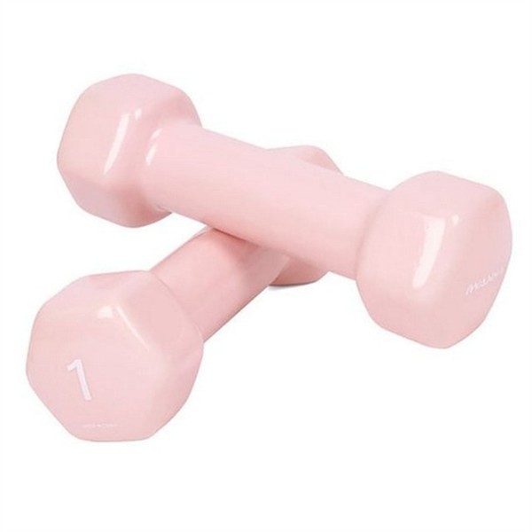 초보자 육각 아령 1kg 2개 피트니스 여성 아령 가정용 소근육 - 상품 이미지