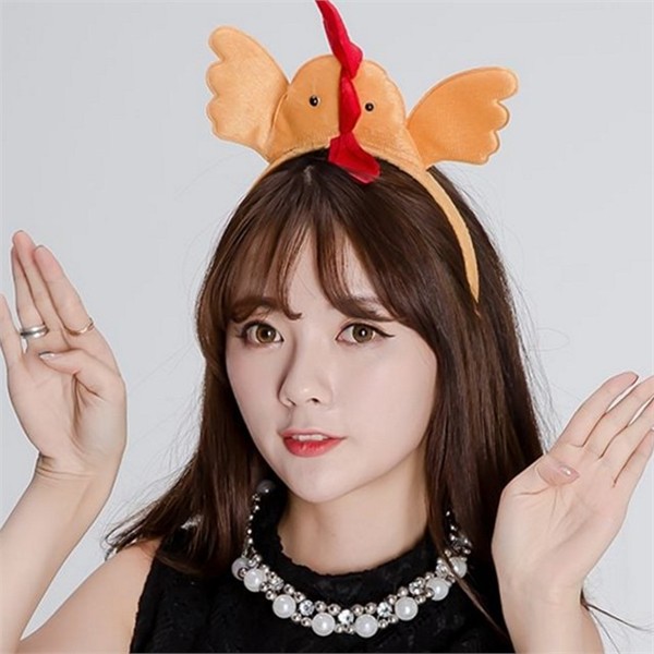 크리스마스 머리띠 병아리 동물 머리띠 인생네컷 할로윈 - 상품 이미지