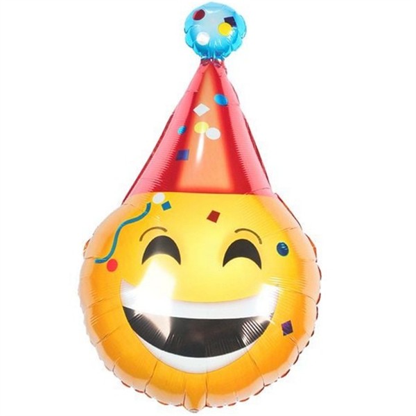 귀여운 이모티콘 은박 풍선 어린이집 생일 파티 풍선 꾸미기 행사 - 메인 이미지