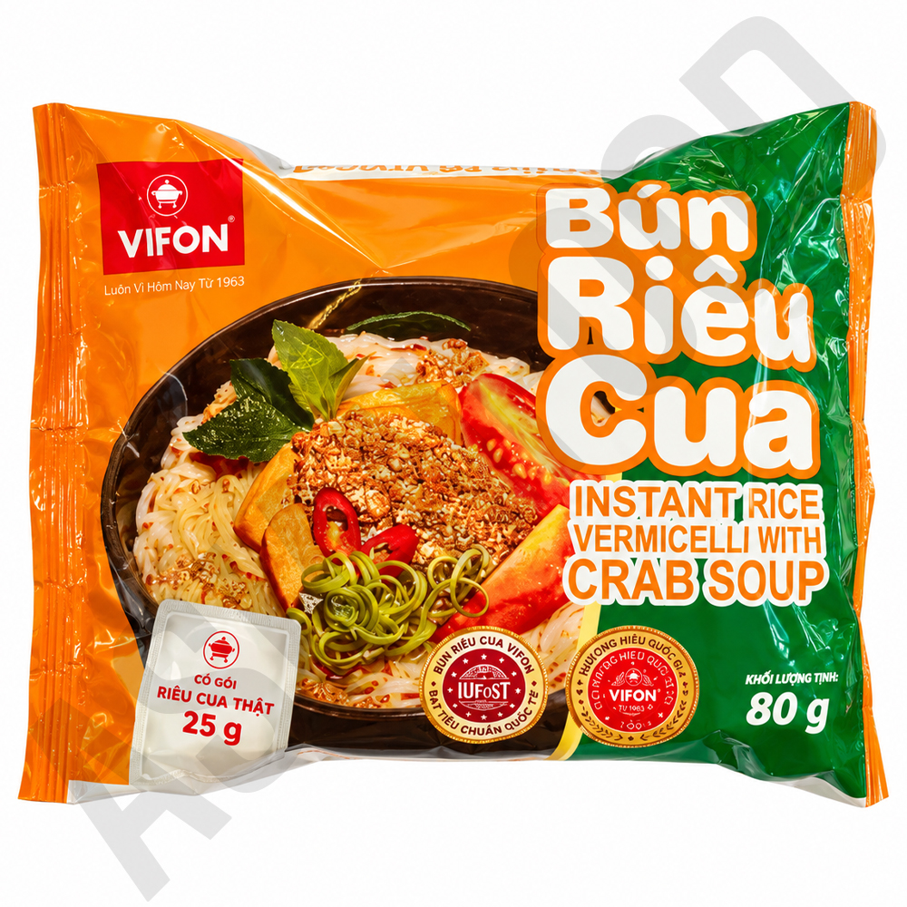 수입쌀국수 비폰 크랩스프 분리꾸아, 80g, 5개 - 상품 이미지