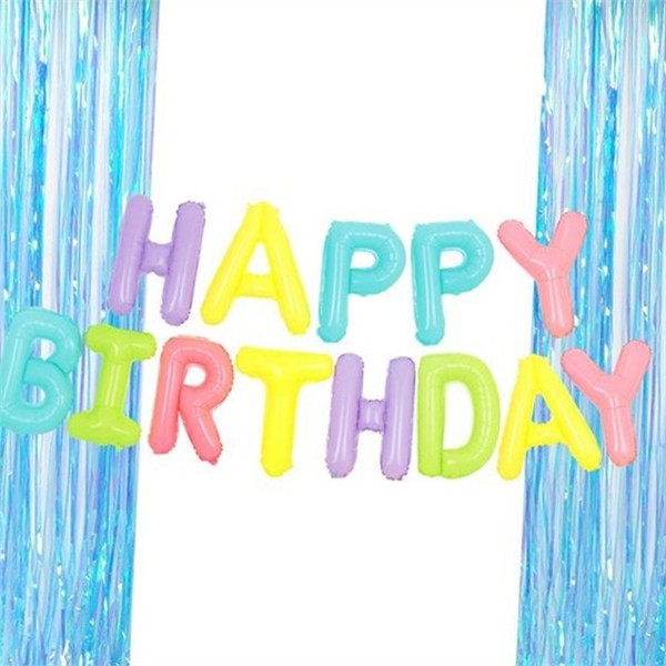 꾸미기 생일 파티 용품 레터링 생일 풍선 장식 가랜드 축하 - 상품 이미지