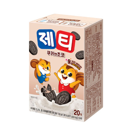 제티 쿠키앤쵸코 20T 초코