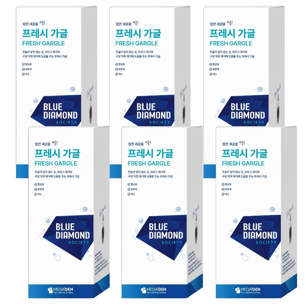 메가젠 오프리케어 닥터 프레시 가글 300ml, 6개 - 상품 이미지